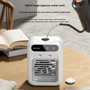 Wholesale Cross-border Household Camping Desktop Small Air Conditioner Fan Portable Dormitory Spray Cooler <b>Humidifying</b> - Product Image 6