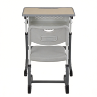 Service OEM/ODM : Mobilier scolaire de préparation aux catastrophes avec fonctions d'urgence pour la sécurité des salles de classe, table, bureau et chaise pour étudiants