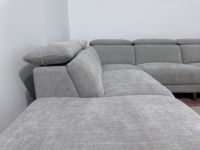 Canapé modulaire d'angle en forme de L, personnalisable, inclinable, avec chargeur USB, pour hôtel, appartement, villa