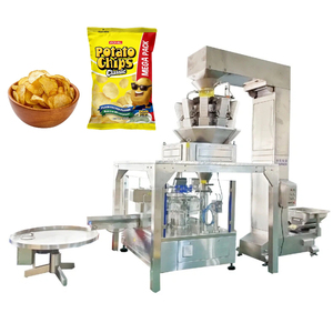 Máquina Automática <span class=keywords><strong>para</strong></span> Pesar, Llenar, Sellar y Empacar Bolsas Preformadas <span class=keywords><strong>para</strong></span> Snacks, Papas Fritas, Chips de Plátano, con Buen Rendimiento - Product Image 1