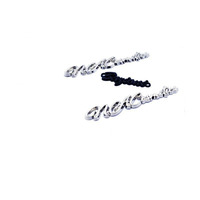 Petites étiquettes de plaque signalétique en métal personnalisées en alliage de zinc et en aluminium pour vêtements et chapeaux Étiquettes de vêtement personnalisables