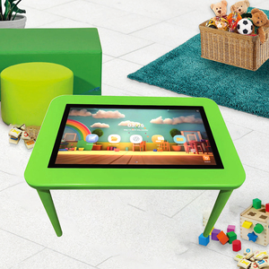 <span class=keywords><strong>Table</strong></span> <span class=keywords><strong>de</strong></span> <span class=keywords><strong>jeu</strong></span> numérique interactive à écran <span class=keywords><strong>tactile</strong></span> Android en bois massif LCD 32 pouces - Product Image 3