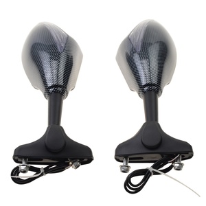 GOOFIT — rétroviseur latéral de <span class=keywords><strong>moto</strong></span>, 1 paire, avec feu clignotant LED, remplacement pour motard de <span class=keywords><strong>50cc</strong></span>-250cc, noir - Product Image 1