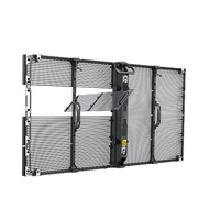 L'écran transparent imperméable extérieur d'intérieur de P3.91mm-7.82mm LED lambrisse l'intense luminosité polychrome
