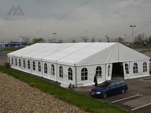 Grande Tente <span class=keywords><strong>de</strong></span> Luxe en Aluminium Blanc en Forme <span class=keywords><strong>de</strong></span> A pour Fêtes, Mariages et Événements <span class=keywords><strong>de</strong></span> 200, 300 ou 500 Personnes en Extérieur - Product Image 6
