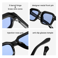 Lunettes de soleil de haute qualité pour unisexe, style nouveau, cadre en PC, logo personnalisé, verres polarisés UV400, haute qualité, lunettes de soleil Cp