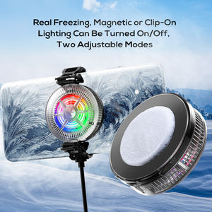 Refrigerador de teléfono Sarafox, ventilador de refrigeración de semiconductores, radiador de teléfono, frío, LED colorido, bajo ruido para <span class=keywords><strong>Xiaomi</strong></span> Razer Blackshark - Product Image 5