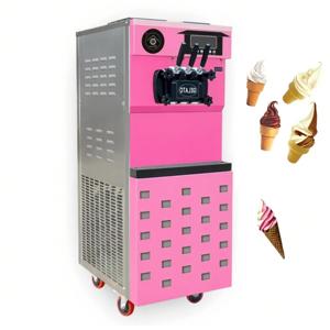 Nhà Sản xuất nhà máy giá hàng đầu mềm phục vụ máy làm kem 3 hương vị sữa chua sữa sô cô la Kinh Tế kem nhỏ mới - Product Image 2