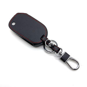 Coque de protection de clé de voiture en cuir à 4 boutons pour <span class=keywords><strong>Kia</strong></span> Sportage Ceed <span class=keywords><strong>Xceed</strong></span> Sports K5 Seltos 2019 2020 <span class=keywords><strong>2022</strong></span> 2023 Accessoires - Product Image 2