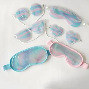 Factory OEM color printing cooling eye mask heat and cold gel pack for eye care