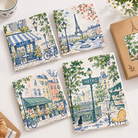 Essuie-tout en coton 100 % imprimé floral Hoshom, motif géométrique vibrant, tissu doux, pour cuisine, motif personnalisé