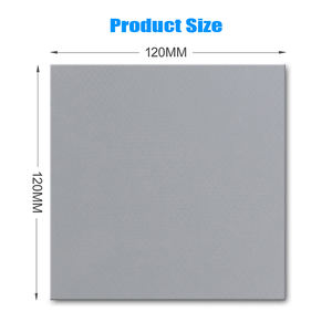 Almohadilla Térmica de Silicona No Conductiva SNOWMAN 120*120*0.5 16.8W/mk, Nueva, para Refrigeración de <span class=keywords><strong>GPU</strong></span> y CPU, Uso a Altas Temperaturas - Product Image 4