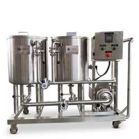Réservoir de nettoyage CIP industriel en acier inoxydable de 50 L avec pompe et contrôle de chauffage pour l'alimentation et les boissons