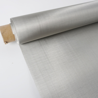 Malla de alambre de acero inoxidable corrugada personalizada de 1.2m x 30m, rollos de 0.15mm x 60 mallas, malla de alambre de acero inoxidable 304 316 para minería