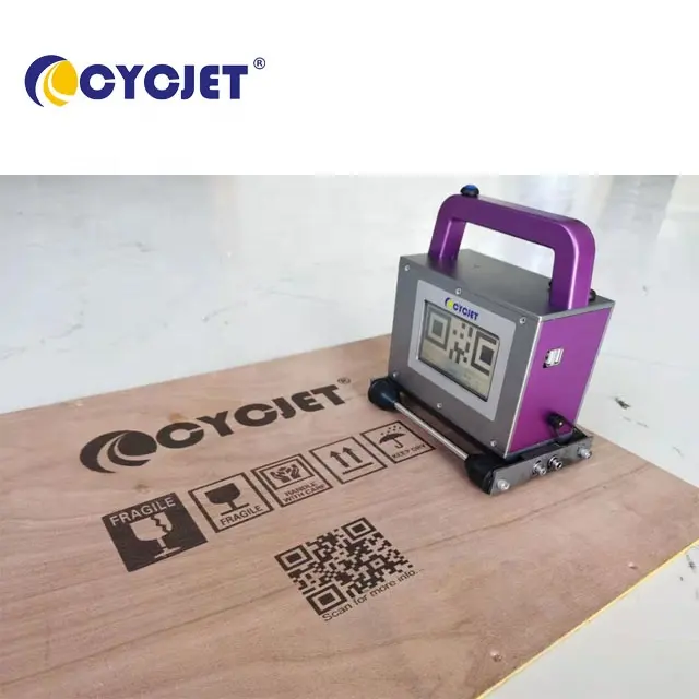 CYCJET CH7 حرف كبير باليد للحصول على لوح خشبي ماكينة طباعة
