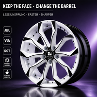 Jantes forgées 2 pièces 18-24 pouces 10 rayons à déport profond 5x112 5x114.3 5x120 pour BMW M4 Audi RS5