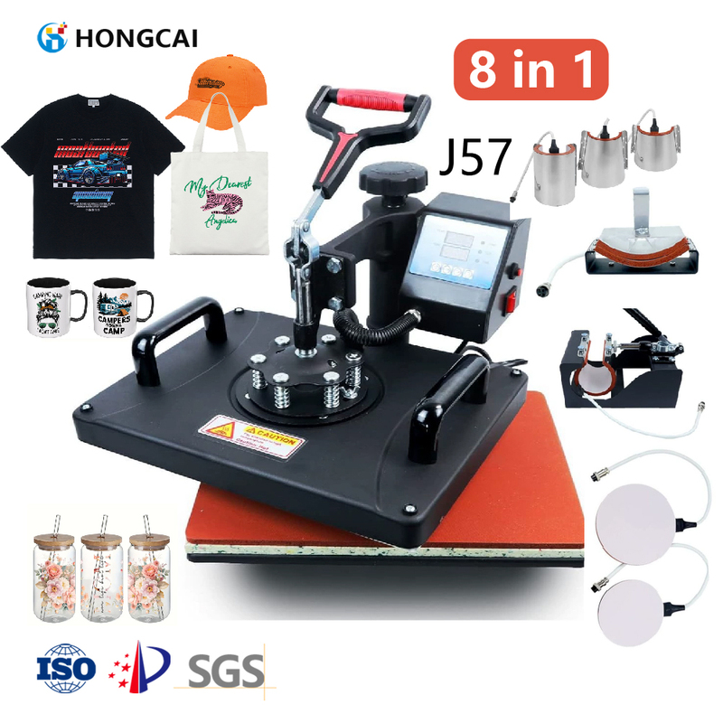 8 in 1 Heat Press Combo
