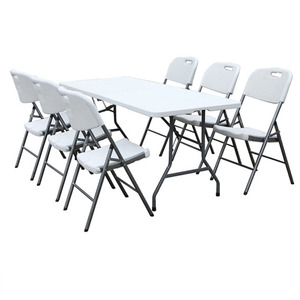 Hot Sale 6FT HDPE <b>Plastic</b> Folding <b>Table</b> for <b>Outdoor</b> Events DS180A-2-3 <b>Plastic</b> Folding <b>Tables</b> DS180A-2-3 - Product Image 3