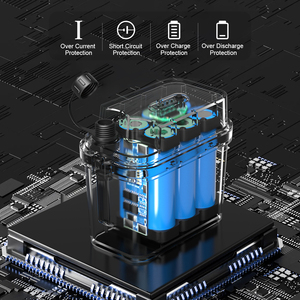 OEM tùy chỉnh Led Xe Đạp Xe Đạp ánh sáng đèn pha không thấm nước mini 12 V 5200mAh 18650 pin gói chu kỳ 12 Volt pin Lithium ion - Product Image 5