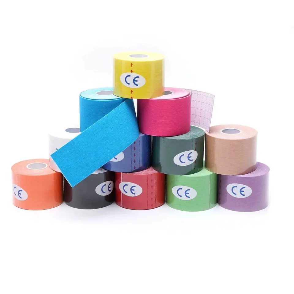 Material water proof strapping custom logo waterproof kt sports kinesiology tape