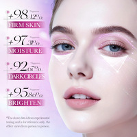 Patchs Oculaires Anti-Âge au Calcium et Collagène, Rafraîchissants et Raffermissants, Masque Contour des Yeux, Atténue les Cernes et Améliore les Rides de Déshydratation