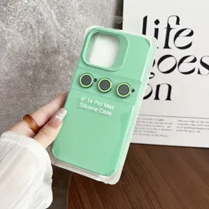 Camera Glass Suit Case para iphone 15 pro Luxury Shockproof Silicon telefone caso para iphone 15 14 13 12