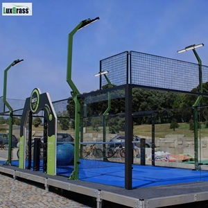 Pista <span class=keywords><strong>de</strong></span> Pádel Panorámica <span class=keywords><strong>de</strong></span> Doble Color <span class=keywords><strong>de</strong></span> Diseño Innovador, Fábrica <span class=keywords><strong>de</strong></span> Pistas <span class=keywords><strong>de</strong></span> Pádel en China, Entrega Rápida - Product Image 1