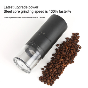 Nuovo <span class=keywords><strong>Macinacaffè</strong></span> Elettrico Portatile Ricaricabile USB <span class=keywords><strong>con</strong></span> 38 Livelli di Regolazione per Espresso - Product Image 4