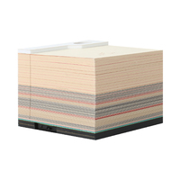Bloc-notes lumineux en papier découpé 3D Omoshiroi Block Tree House, design personnalisé pour le bureau