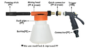 Máy phun siêu bọt-Súng phun bọt nhỏ gọn cho vòi phun bọt hai mục đích và vòi phun nước - Product Image 4