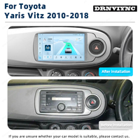 Autoradio 9 pouces pour Toyota Yaris Vitz XP130 2010-2018 LHD RHD Lecteur stéréo Android pour voiture Écran tactile sans fil CarPlay Auto