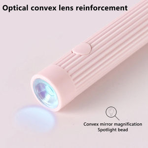 Lampe UV LED portable mini pour séchage des ongles, idéale pour la maison, pour le durcissement du vernis gel, lampe torche à doigt unique, équipement d'art des ongles - Product Image 3