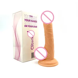 Leutoo Stock Sexspielzeug Schnelle Lieferung Kunst gummi Penis Big Dick Weiblich Vaginal Mastur bator Realistische Dildos Für Frauen
