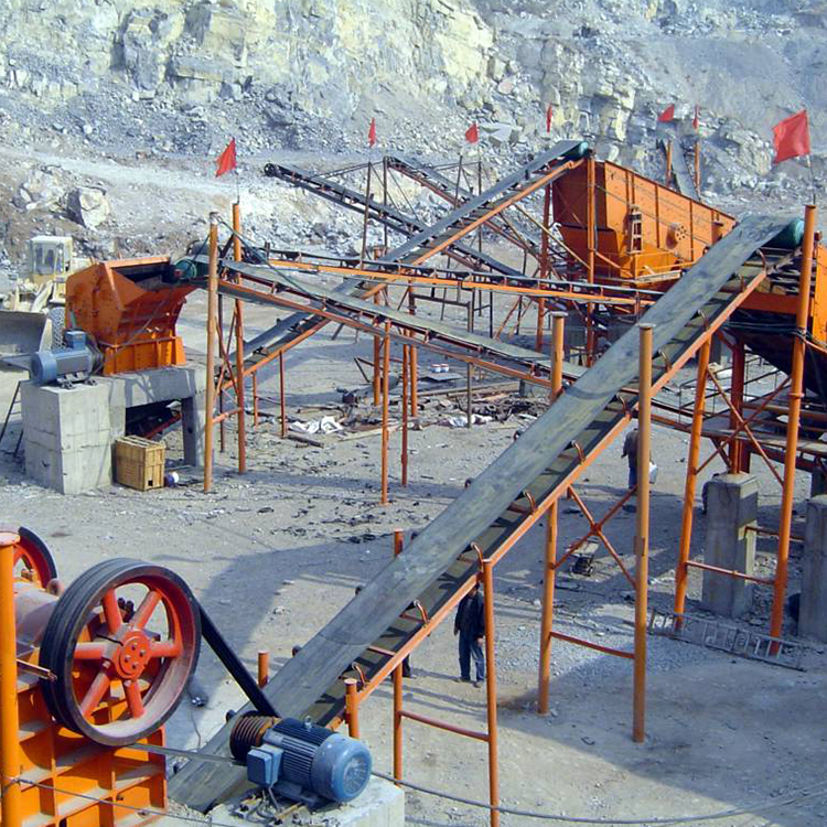 Coal Belt Conveyor Electric Stone Gravel Belt Conveyor Machine With Competitive Price