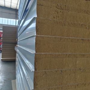Panneau en laine de roche ignifuge classe A1 pour mur extérieur |   Panneau en laine minérale haute densité 40-100 kg/m³ pour l'<span class=keywords><strong>isolation</strong></span> des bâtiments - Product Image 4