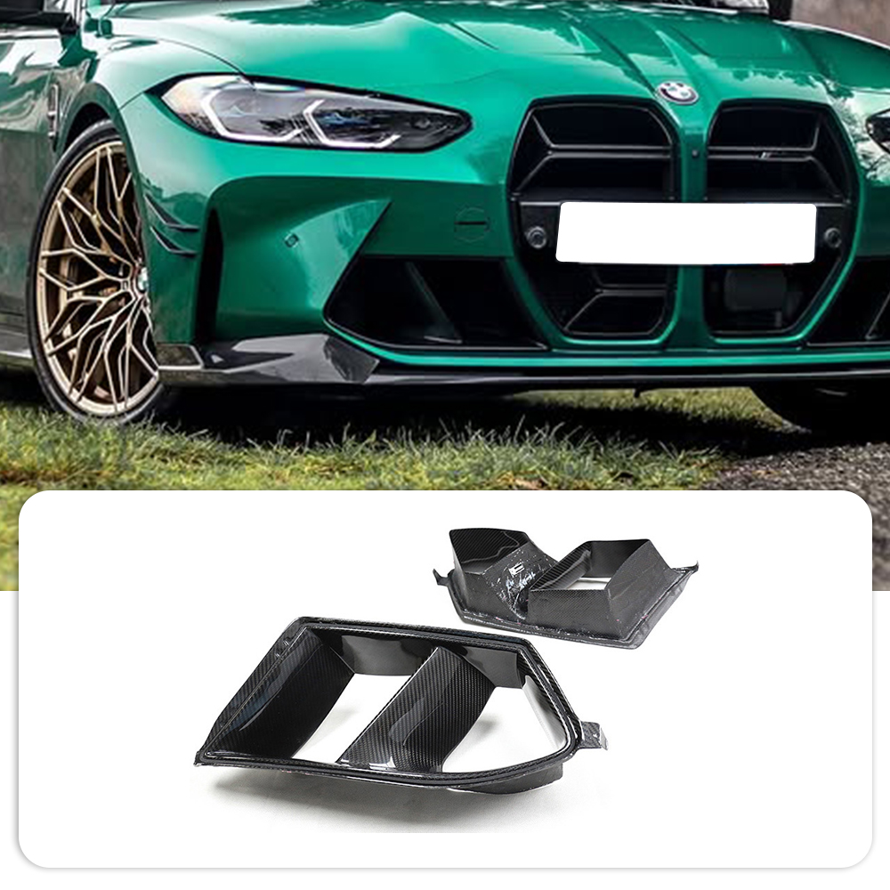 Marco de faro antiniebla de carbono seco G82