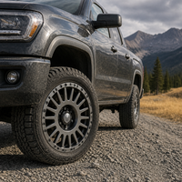 Jantes tout-terrain forgées monobloc 6061-T6 à rayons multiples, jantes en alliage concaves profondes avec simulation de beadlock pour pick-up 4x4 et SUV