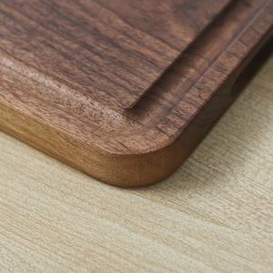 <b>Black</b> walnut wood cutting <b>board</b>, Japanese style, household baby food cutting <b>board</b>, solid wood small cutting <b>board</b>, household - Product Image 3