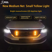 PEL Vente chaude Feux de jour DRL modifiés pour calandre de voiture, feux de circulation diurne 12 LED