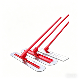 Règle de nivellement en magnésium et aluminium de 5,4 m pour béton - Niveleuse renforcée pour pavés en <span class=keywords><strong>ciment</strong></span> avec truelle manuelle - Product Image 2