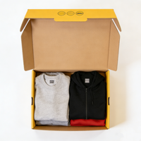 Cajas de Papel Kraft con Logotipo Personalizado Ecológicas, Impresión en Color Marrón, Cajas de Embalaje para Ropa, Envíos por Correo