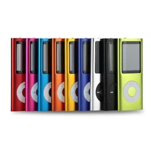 New Hot MP3 Music Player với LCD hiển thị buit-in Loa di động không dây BT Audio Receiver với máy ảnh và video kim loại MP4