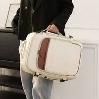 Sac à dos pour ordinateur portable en nylon résistant à l'eau, extensible, grande capacité, pour les voyages, les affaires, l'école