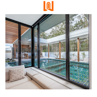 Rotura térmica Tamaño personalizado Aluminio Ventana fija Residentioal Insonorizadas Ventanas grandes de vidrio fijo