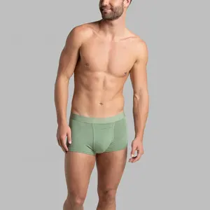 Modal Solid Color Men's Briefs Baggy Men's Underwear Breathable Mens Boxer Polyester Underwear