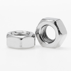 Tuercas hexagonales Jin Hongying M2 M2.5 M3 M4 M5 M6 de acero al carbono chapado en zinc y níquel, grado A, nivel 4.8 para construcción - Product Image 1