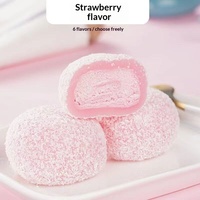 Mochi Beku Meichen Rasa Kelapa Matcha Mangga, Daifuku Lembut Kenyal, Camilan Teh Komersial Kemasan Grosir