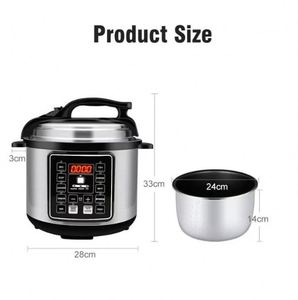 Multifunctional Smart Electric Pressure Cooker Measuring Cup Digital LED Display Non-Stick Coated Inner Pot Commercial Rice - Product Image 6
