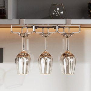 <span class=keywords><strong>Étagère</strong></span> <span class=keywords><strong>murale</strong></span> multifonctionnelle <span class=keywords><strong>en</strong></span> métal, style moderne et épuré, non pliable, à un seul niveau, <span class=keywords><strong>pour</strong></span> rangement inversé, idéale <span class=keywords><strong>pour</strong></span> verres à vin de <span class=keywords><strong>cuisine</strong></span> - Product Image 3