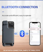 Mini lector de código de barras QR 2D portátil inalámbrico UHF de mano para escáner de código de barras con Clip trasero en stock garantía de 2 años